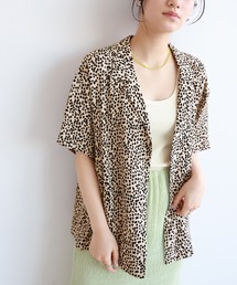 SLOBE citron. | SLOBE citron. ヴィンテージプリント開襟シャツ◆(シャツ/ブラウス)