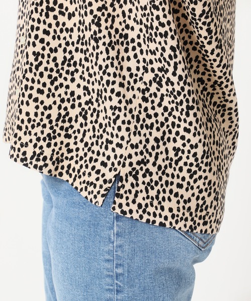 SLOBE citron.（スローブシトロン）の「SLOBE citron. ヴィンテージプリント開襟シャツ◆（シャツ/ブラウス・レディース・ベージュ/イエロー・FREE）」の7枚目の写真