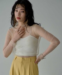 miette | ﾊｲﾈｯｸｼｱｰﾄｯﾌﾟｽ(Tシャツ/カットソー)