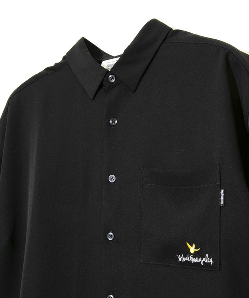 Mark Gonzales（マーク・ゴンザレス）の「Mark Gonzales/マークゴンザレス　WORK SHIRT SKATE（シャツ/ブラウス・メンズ・ブラック/ベージュ・MEDIUM/LARGE）」の7枚目の写真