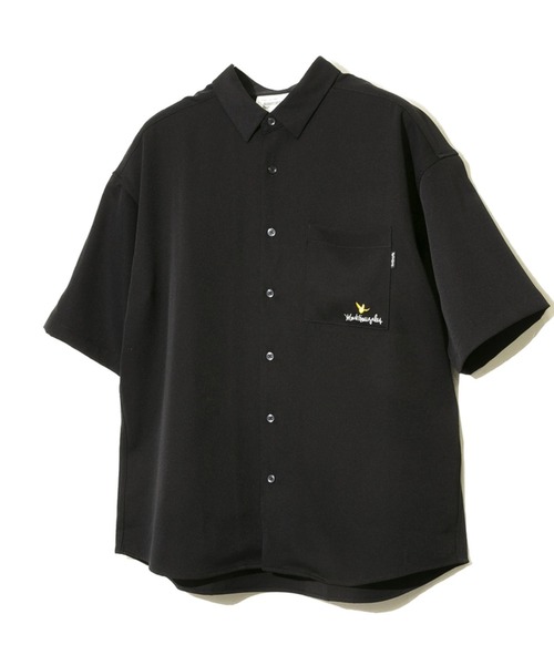 Mark Gonzales（マーク・ゴンザレス）の「Mark Gonzales/マークゴンザレス　WORK SHIRT SKATE（シャツ/ブラウス・メンズ・ブラック/ベージュ・MEDIUM/LARGE）」の8枚目の写真