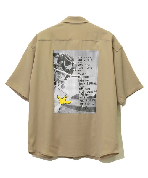 Mark Gonzales（マーク・ゴンザレス）の「Mark Gonzales/マークゴンザレス　WORK SHIRT SKATE（シャツ/ブラウス・メンズ・ブラック/ベージュ・MEDIUM/LARGE）」の16枚目の写真