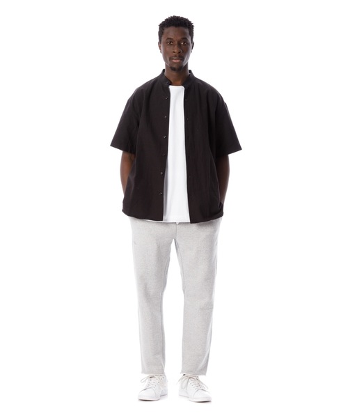 Sandinista(サンディニスタ)の「Band Collar Cotton Linen Military S/S Shirt / バンドカラーコットンリネンミリタリー半袖シャツ(シャツ/ブラウス・メンズ・ブラック/ベージュ/オリーブ・SMALL/MEDIUM/LARGE)」の8枚目の写真