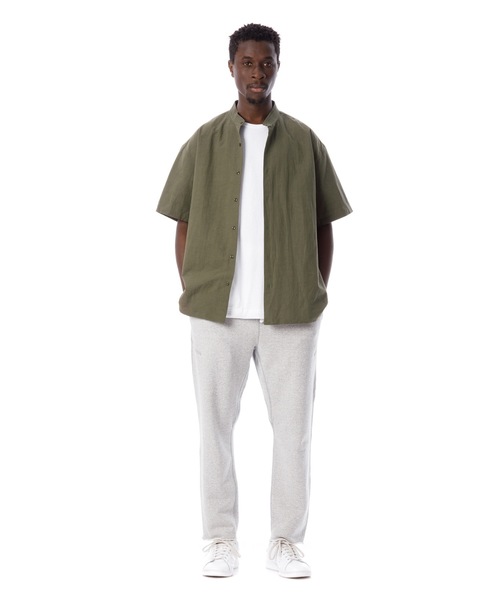 Sandinista(サンディニスタ)の「Band Collar Cotton Linen Military S/S Shirt / バンドカラーコットンリネンミリタリー半袖シャツ(シャツ/ブラウス・メンズ・ブラック/ベージュ/オリーブ・SMALL/MEDIUM/LARGE)」の11枚目の写真