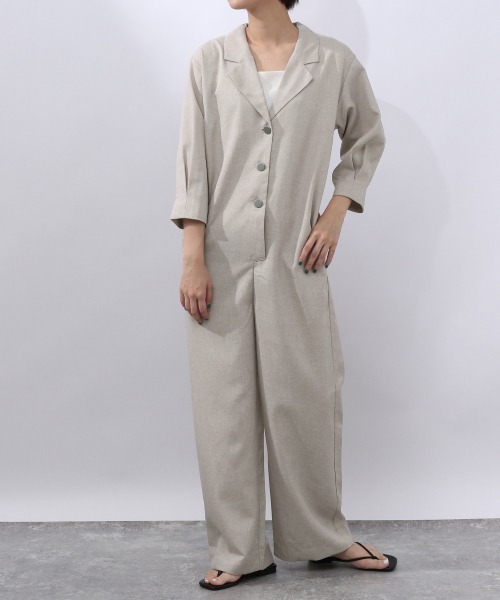 JEANASIS（ジーナシス）の「テーラージャンプスーツ/954144（つなぎ