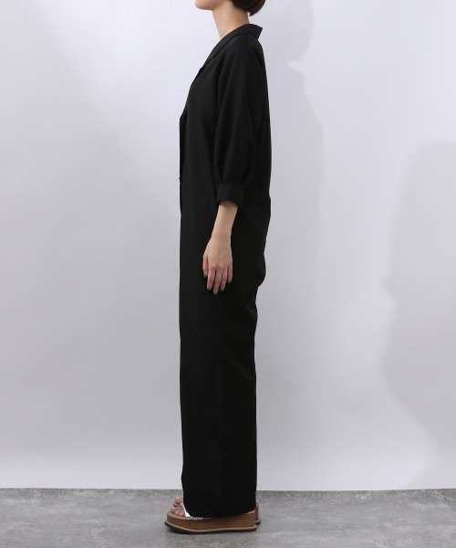 JEANASIS（ジーナシス）の「テーラージャンプスーツ/954144（つなぎ/オールインワン・レディース・ブラック/イエロー/グレイッシュベージュ・FREE）」の12枚目の写真