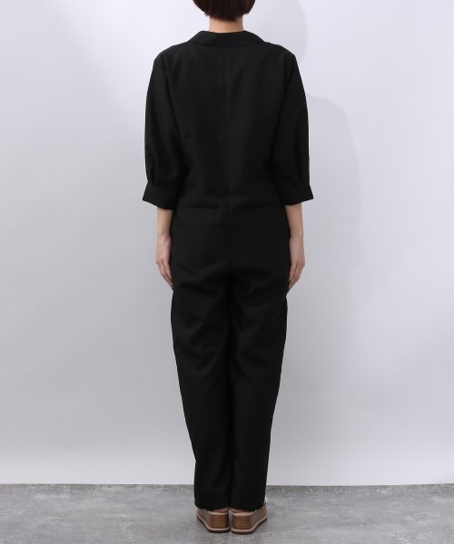 JEANASIS（ジーナシス）の「テーラージャンプスーツ/954144（つなぎ/オールインワン・レディース・ブラック/イエロー/グレイッシュベージュ・FREE）」の17枚目の写真