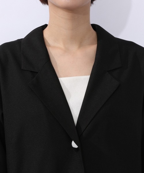 JEANASIS（ジーナシス）の「テーラージャンプスーツ/954144（つなぎ/オールインワン・レディース・ブラック/イエロー/グレイッシュベージュ・FREE）」の5枚目の写真