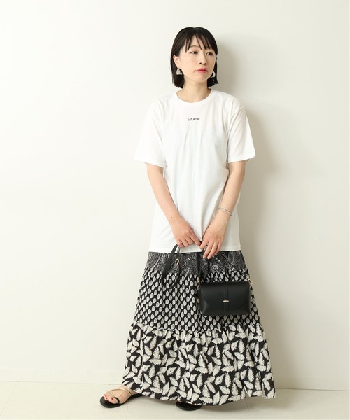 SKIN（スキン）の「【SKIN/スキン】 SATURDAY T SHIRTS：別注Tシャツ◆（Tシャツ/カットソー・レディース・ホワイト・L）」の8枚目の写真