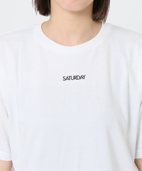 SKIN（スキン）の「【SKIN/スキン】 SATURDAY T SHIRTS：別注Tシャツ◆（Tシャツ/カットソー・レディース・ホワイト・L）」の17枚目の写真