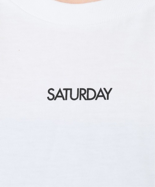 SKIN（スキン）の「【SKIN/スキン】 SATURDAY T SHIRTS：別注Tシャツ◆（Tシャツ/カットソー・レディース・ホワイト・L）」の13枚目の写真