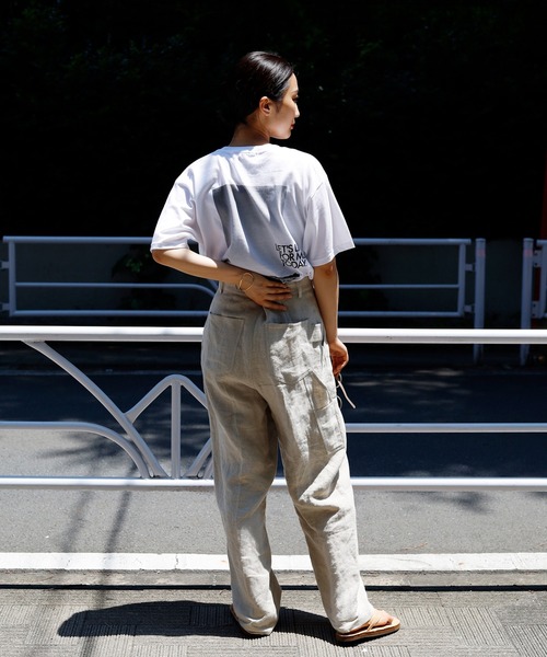 SKIN（スキン）の「【SKIN/スキン】 SATURDAY T SHIRTS：別注Tシャツ◆（Tシャツ/カットソー・レディース・ホワイト・L）」の22枚目の写真