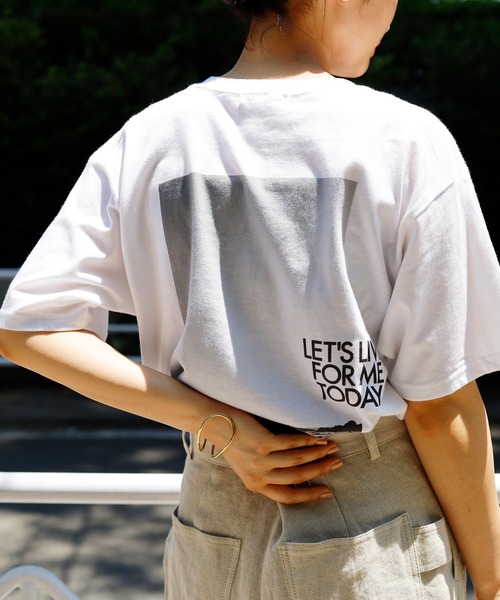 SKIN（スキン）の「【SKIN/スキン】 SATURDAY T SHIRTS：別注Tシャツ◆（Tシャツ/カットソー・レディース・ホワイト・L）」の19枚目の写真