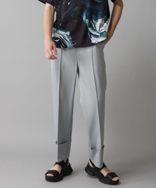 KIIT（キート）の「【KIIT】EX.ROLL UP SLACKS（スラックス・メンズ・ブラック/グレー・2/1）」の11枚目の写真