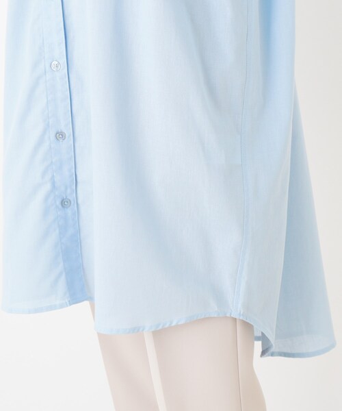 SHOO・LA・RUE（シューラルー）の「◆リネンブレンドチュニックシャツワンピース（ワンピース・レディース・オレンジ/ブルー/ホワイト系その他3・02/03/04）」の9枚目の写真