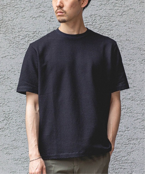 EDIFICE(エディフィス)の「リンクスブロック S/S クルーネック Tシャツ(Tシャツ/カットソー・メンズ・ホワイト/ブラック/ベージュ系その他・SMALL/MEDIUM/LARGE)」の3枚目の写真