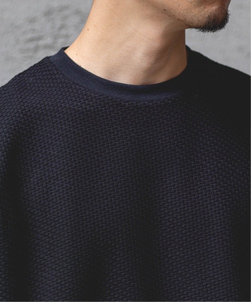 EDIFICE(エディフィス)の「リンクスブロック S/S クルーネック Tシャツ(Tシャツ/カットソー・メンズ・ホワイト/ブラック/ベージュ系その他・SMALL/MEDIUM/LARGE)」の7枚目の写真