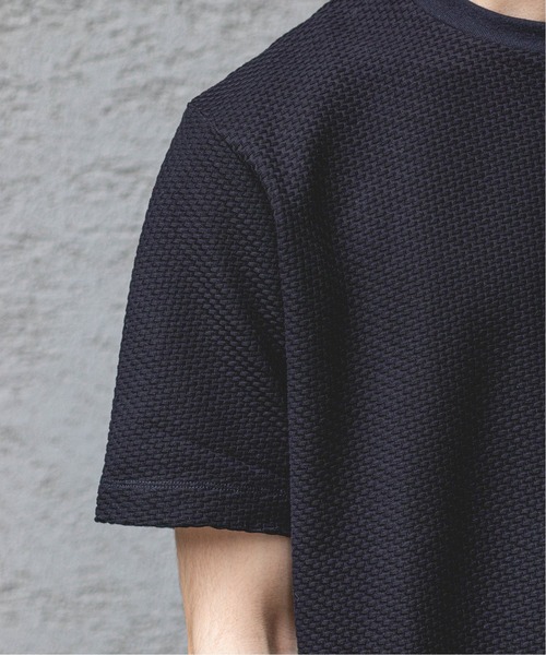 EDIFICE(エディフィス)の「リンクスブロック S/S クルーネック Tシャツ(Tシャツ/カットソー・メンズ・ホワイト/ブラック/ベージュ系その他・SMALL/MEDIUM/LARGE)」の8枚目の写真