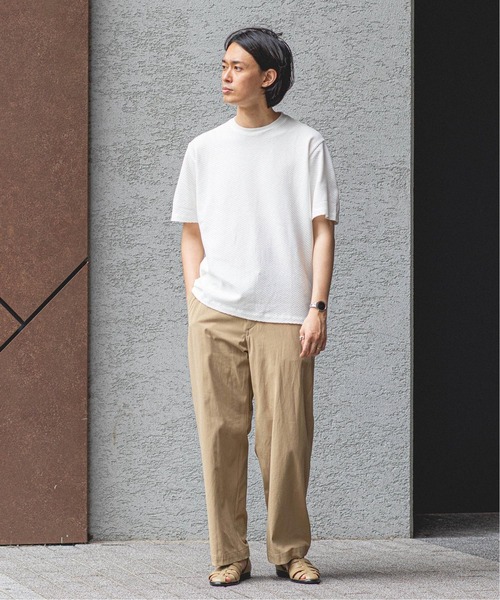 EDIFICE(エディフィス)の「リンクスブロック S/S クルーネック Tシャツ(Tシャツ/カットソー・メンズ・ホワイト/ブラック/ベージュ系その他・SMALL/MEDIUM/LARGE)」の9枚目の写真