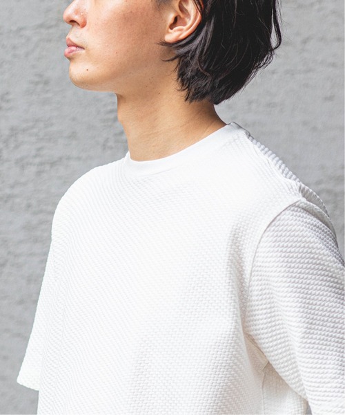 EDIFICE(エディフィス)の「リンクスブロック S/S クルーネック Tシャツ(Tシャツ/カットソー・メンズ・ホワイト/ブラック/ベージュ系その他・SMALL/MEDIUM/LARGE)」の10枚目の写真