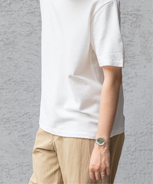 EDIFICE(エディフィス)の「リンクスブロック S/S クルーネック Tシャツ(Tシャツ/カットソー・メンズ・ホワイト/ブラック/ベージュ系その他・SMALL/MEDIUM/LARGE)」の11枚目の写真