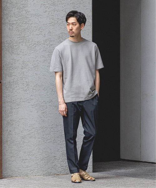 EDIFICE(エディフィス)の「リンクスブロック S/S クルーネック Tシャツ(Tシャツ/カットソー・メンズ・ホワイト/ブラック/ベージュ系その他・SMALL/MEDIUM/LARGE)」の12枚目の写真