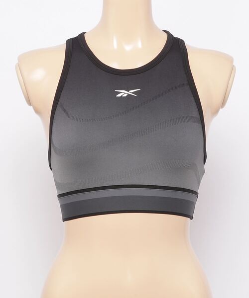 Reebok(リーボック)の「ユナイテッド バイ フィットネス シームレス クロップトップ / United By Fitness Seamless Crop Top(Tシャツ/カットソー・レディース・ブラック×グレー/マルーン・X-SMALL/X-LARGE/MEDIUM)」の8枚目の写真