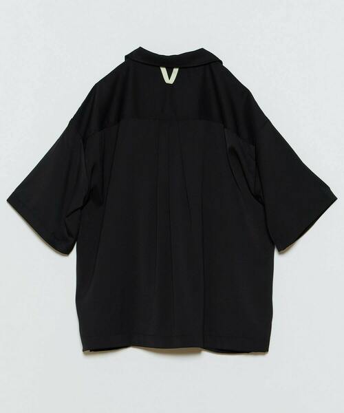 FRAPBOIS（フラボア）の「PARK開襟シャツ（シャツ/ブラウス・レディース・ブラック/カーキ/ブルー・0/3/2/1）」の5枚目の写真