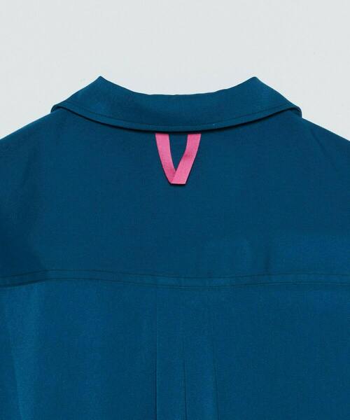 FRAPBOIS（フラボア）の「PARK開襟シャツ（シャツ/ブラウス・レディース・ブラック/カーキ/ブルー・0/3/2/1）」の12枚目の写真