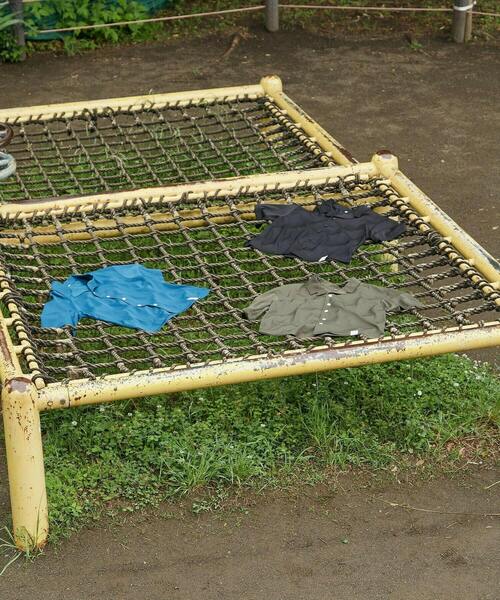 FRAPBOIS（フラボア）の「PARK開襟シャツ（シャツ/ブラウス・レディース・ブラック/カーキ/ブルー・0/3/2/1）」の14枚目の写真