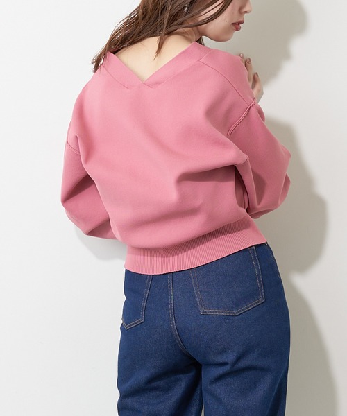 natural couture（ナチュラルクチュール）の「【おうちで洗える！】プチプラハトメバー釦おしゃれカーデ（カーディガン/ボレロ・レディース・オフホワイト/ブラック/ブラウン/グレイッシュベージュ/グリーン/ピンク・FREE）」の18枚目の写真