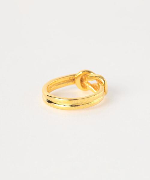 XOLO JEWELRY KNOT RING LARGE GOLD リング　9 XOLO JEWELRY KNOT RING LARGE GOLD リング 9 Knot Ring Large