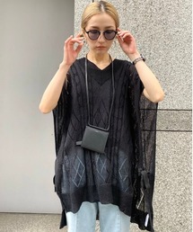 DANKE SCHON | DankeSchon/ダンケシェーン/ダイヤリネンニットベスト(ベスト)