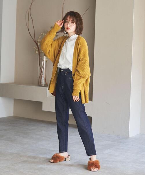 coen（コーエン）の「テーパードレッグデニム#（デニムパンツ・レディース・ライトブルー/ブラック/ネイビー/ナチュラル・SMALL/MEDIUM/LARGE/X-LARGE）」の18枚目の写真