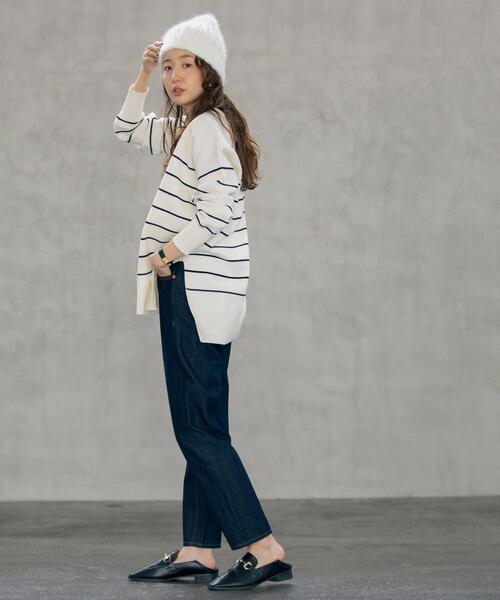 coen（コーエン）の「テーパードレッグデニム#（デニムパンツ・レディース・ライトブルー/ブラック/ネイビー/ナチュラル・SMALL/MEDIUM/LARGE/X-LARGE）」の20枚目の写真