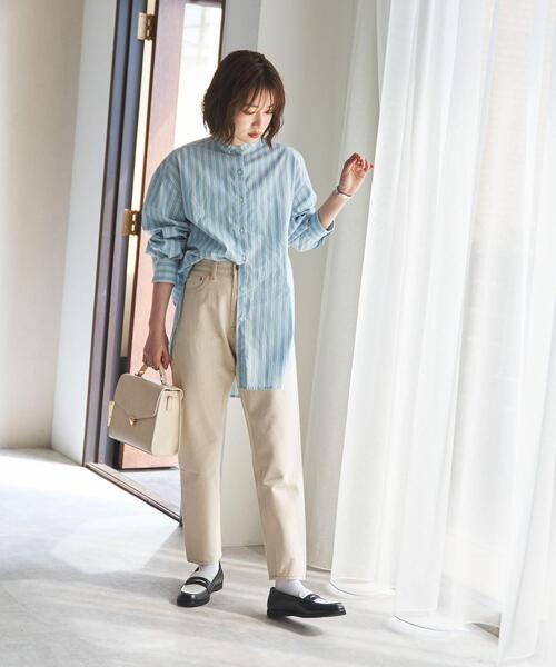 coen（コーエン）の「テーパードレッグデニム#（デニムパンツ・レディース・ライトブルー/ブラック/ネイビー/ナチュラル・SMALL/MEDIUM/LARGE/X-LARGE）」の6枚目の写真