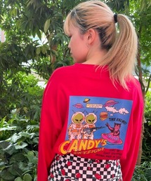 Candy Stripper | SPACE CANDY L/S Tシャツ(Tシャツ/カットソー)