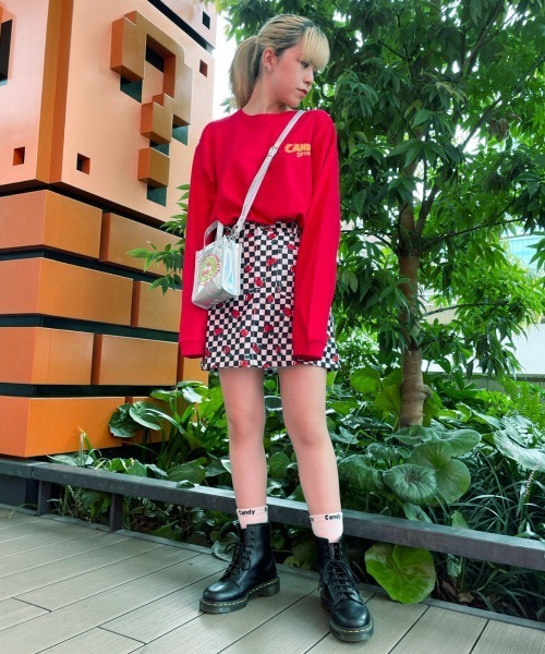 Candy Stripper（キャンディストリッパー）の「SPACE CANDY L/S Tシャツ（Tシャツ/カットソー・レディース・オフホワイト/レッド/ブラック・2）」の11枚目の写真