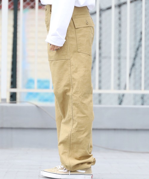 orSlow(オアスロウ)の「orSlow/オアスロウ MEN's US ARMY FATIGUE KHAKI ベイカーパンツ(その他パンツ・メンズ・カーキ・2/3/1/4)」の2枚目の写真