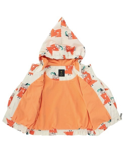 moimoln（モイモルン）の「ダッチス柄ウーブンブルゾン（ブルゾン・キッズ・オレンジ・90cm/100cm/110cm/120cm）」の6枚目の写真