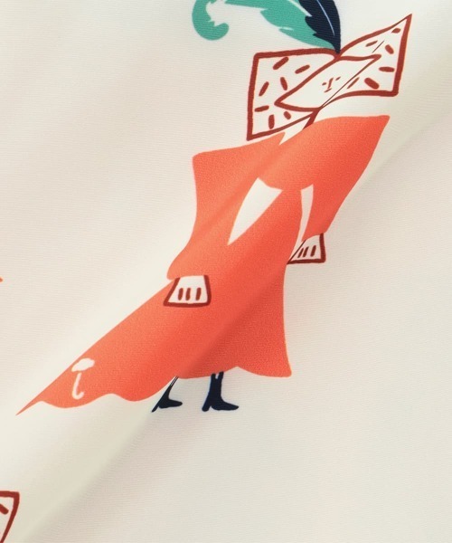 moimoln（モイモルン）の「ダッチス柄ウーブンブルゾン（ブルゾン・キッズ・オレンジ・90cm/100cm/110cm/120cm）」の4枚目の写真