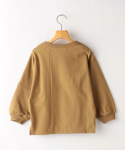 melple(メイプル)の「【SHIPS KIDS別注】melple:ミニ裏毛 パーム トップス(100~150cm)(Tシャツ/カットソー・キッズ・ライトオリーブ/キャメル・MEDIUM/LARGE/X-LARGE/SMALL)」の10枚目の写真