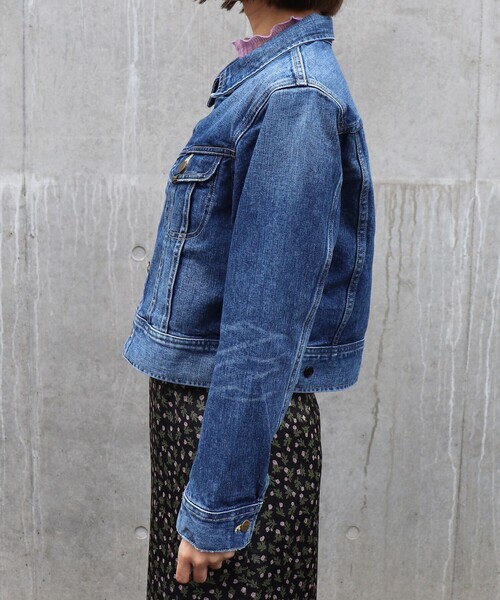 DEICY（デイシー）の「ＬＥＥ　ｒｉｄｅｒｓ　ｊａｃｋｅｔ（デニムジャケット・レディース・オフホワイト/ブルー系その他・0）」の4枚目の写真