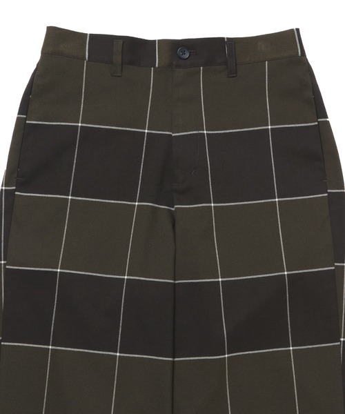 JUNRED（ジュンレッド）の「ビッグチェックワイドパンツ（その他パンツ・メンズ・ブラック系その他/ブラウン系その他・S/M/L）」の7枚目の写真