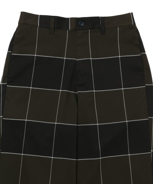 JUNRED（ジュンレッド）の「ビッグチェックワイドパンツ（その他パンツ・メンズ・ブラック系その他/ブラウン系その他・S/M/L）」の5枚目の写真