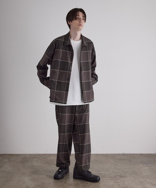 JUNRED（ジュンレッド）の「ビッグチェックワイドパンツ（その他パンツ・メンズ・ブラック系その他/ブラウン系その他・S/M/L）」の20枚目の写真