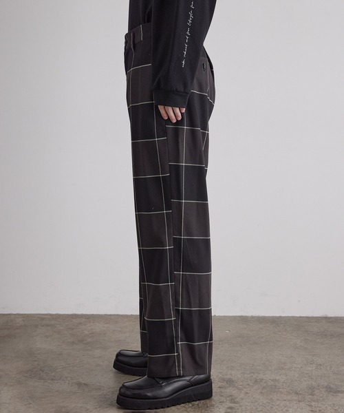 JUNRED（ジュンレッド）の「ビッグチェックワイドパンツ（その他パンツ・メンズ・ブラック系その他/ブラウン系その他・S/M/L）」の22枚目の写真
