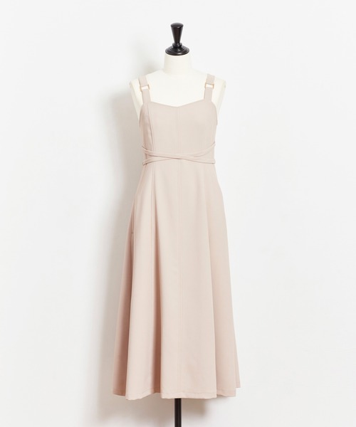 NOELA（ノエラ）の「クロスフレアジャンスカ（ジャンパースカート・レディース・ベージュ/ブラウン/その他1・S/M）」の18枚目の写真