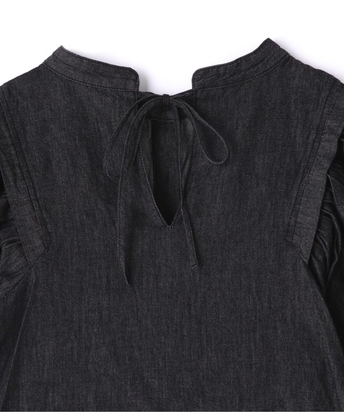 FREE'S MART(フリーズマート)の「【インフルエンサー森下愛里沙さんレコメンド】◆パフスリーブダンガリー長袖ブラウス(シャツ/ブラウス・レディース・ホワイト系その他/ブラック系その他/ダークネイビー・FREE)」の15枚目の写真