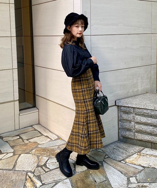 FREE'S MART(フリーズマート)の「【インフルエンサー森下愛里沙さんレコメンド】◆パフスリーブダンガリー長袖ブラウス(シャツ/ブラウス・レディース・ホワイト系その他/ブラック系その他/ダークネイビー・FREE)」の18枚目の写真